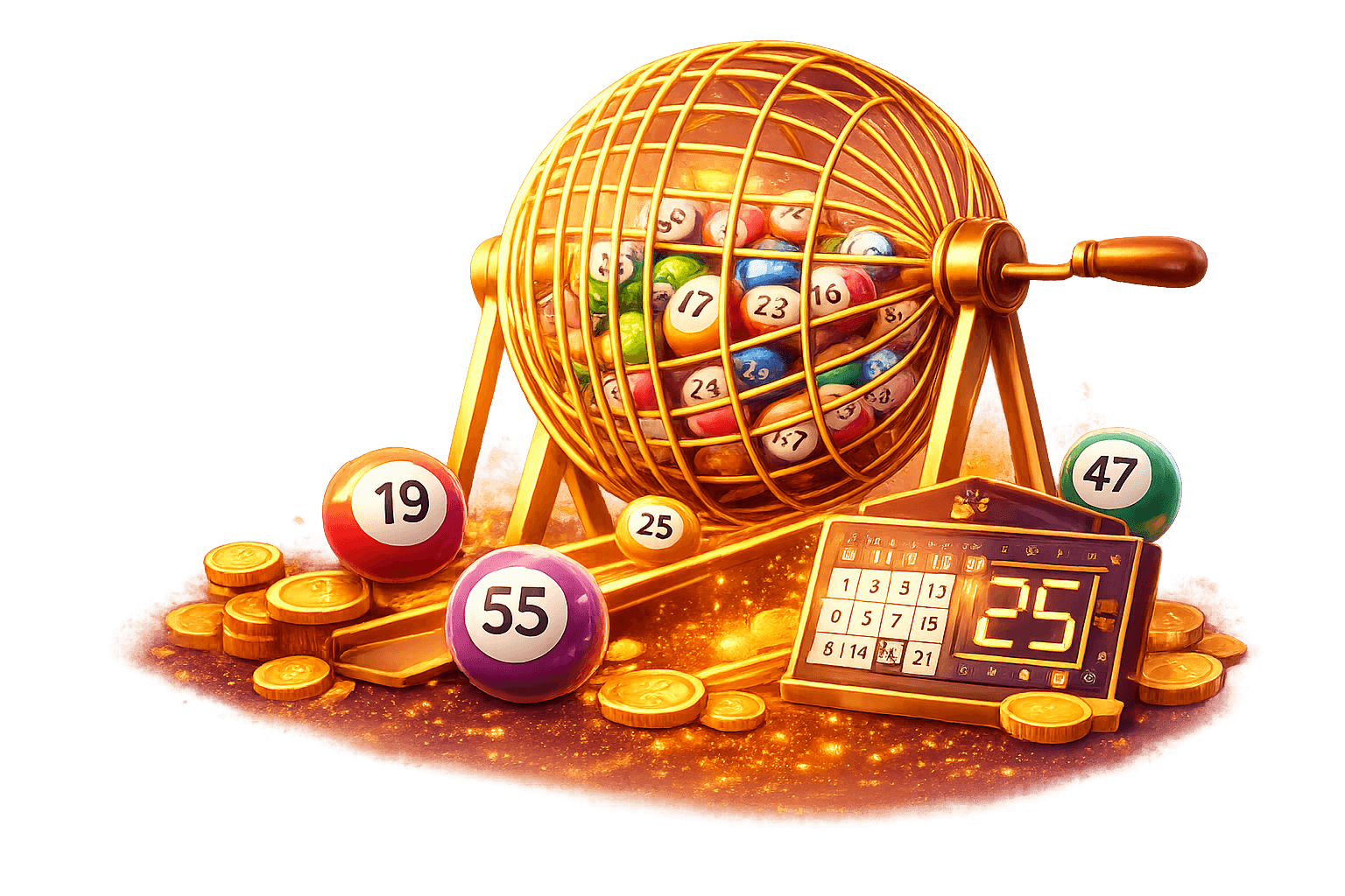 Tambola number caller visual